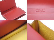 画像をギャラリービューアに読み込む, 新品同様 GOYARD ゴヤール ヘリンボーン 柄 カードケース レッド PVC レザー 小物 APM421中古 55254 正規品