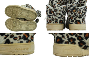 adidas アディダス JEREMY SCOTT ジェレミースコット スニーカー JS LEOPARD I レオパード柄 14CM V24578 美品 中古 55255