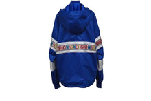 画像をギャラリービューアに読み込む, GUCCI グッチ メッシュ フード ジャケット ブルー ジップ ロゴ トップス パーカー 切り替え 511793 X9S68 サイズXS 美品 中古 55282