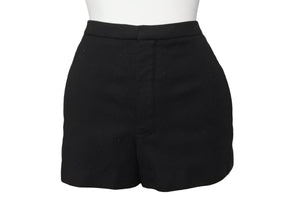 SAINT LAURENT Shorts Bottoms Size F34 155/60Y Cotton Black Gold Hardware Good Condition Used 55284
