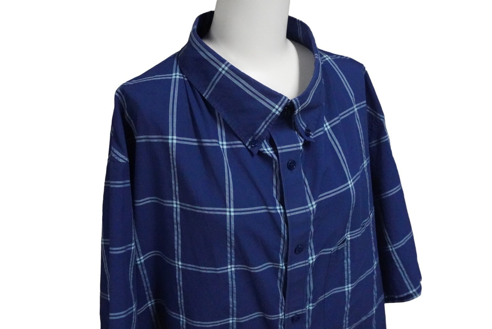 BALENCIAGA バレンシアガ 半袖シャツ シャツ ブルー ネイビー サイズ