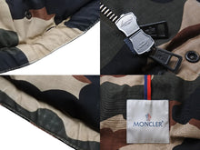 Load image into Gallery viewer, MONCLER モンクレール ダウンジャケット ダウン LIORAN GIUBBOTTO オリーブ カーキ 迷彩 2 B2091419520557967 良品 中古 55286