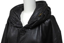 画像をギャラリービューアに読み込む, ISSEY MIYAKE イッセイミヤケ ジャケット ツモリチサト ショールカラー 80s ヴィンテージ ブラック 羊革 M RQ63010 良品 中古 55294