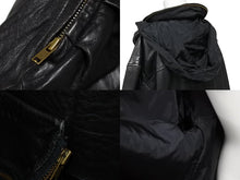 画像をギャラリービューアに読み込む, ISSEY MIYAKE イッセイミヤケ ジャケット ツモリチサト ショールカラー 80s ヴィンテージ ブラック 羊革 M RQ63010 良品 中古 55294