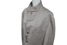 画像をギャラリービューアに読み込む, ISAIA イザイア ジャケット テーラードジャケット ブラウン ベェージュ イタリア製 メンズ 男性用 サイズ 50 美品 中古 55296