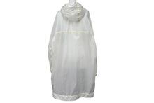 Load image into Gallery viewer, PRADA プラダ リネアロッサ フード付 リップストップ レインコート LR–LX039 ホワイト レッド サイズXS 美品 中古 55308