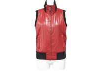 画像をギャラリービューアに読み込む, CHANEL シャネル ベスト リバーシブル スポーツライン ココマーク 09A ブラック レッド サイズ38 P36617W04354 美品 中古 55313