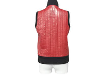 画像をギャラリービューアに読み込む, CHANEL シャネル ベスト リバーシブル スポーツライン ココマーク 09A ブラック レッド サイズ38 P36617W04354 美品 中古 55313