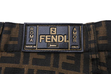 Load image into Gallery viewer, FENDI フェンディ スカート タイトスカート サイズ26 ブラウン ズッカ柄 総柄 ゴールド金具 美品 中古 55314