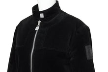 画像をギャラリービューアに読み込む, CHANEL シャネル ジャケット スポーツライン 03A ココマーク コーデュロイ ブラック 34 P21678W03188 シルバー金具 美品 中古 55321
