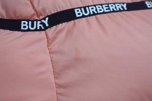 新品未使用品 BURBERRY バーバリー コート ダウンジャケット キッズ 4500576878 ナイロン ポリエステル サイズ6Y ピンク 中古 55332