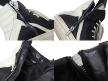 Load image into Gallery viewer, Rick Owens リックオウエンス ジオバスケット ハイカット スニーカー E17 2670 ブラック ホワイト 43 1/2 良品 中古 55334