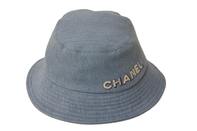 CHANEL ロゴ バケット ハット 帽子 スパンコール ラインストーン - ハット