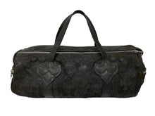 画像をギャラリービューアに読み込む, CHROME HEARTS クロムハーツ ダッフルバッグ スモール セメタリークロスパッチ SV925 デストロイレザー 美品 中古 55353