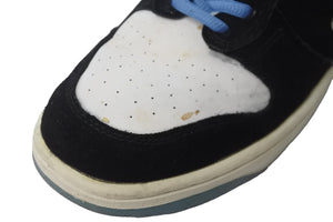 Consolidated Banana Sneakers 2005 Black Blue White Suede Shoes 9.5 Used 55378
