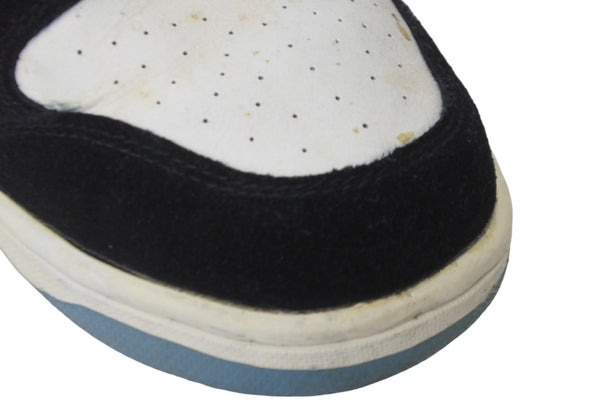 Consolidated Banana Sneakers 2005 Black Blue White Suede Shoes 9.5 Used 55378