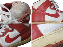 Load image into Gallery viewer, NIKE ナイキ スニーカー DUNK HI ダンク 85's 85年製 セントジョーンズ vintage ヴィンテージ レッド サイズ 26.5cm 中古 55380