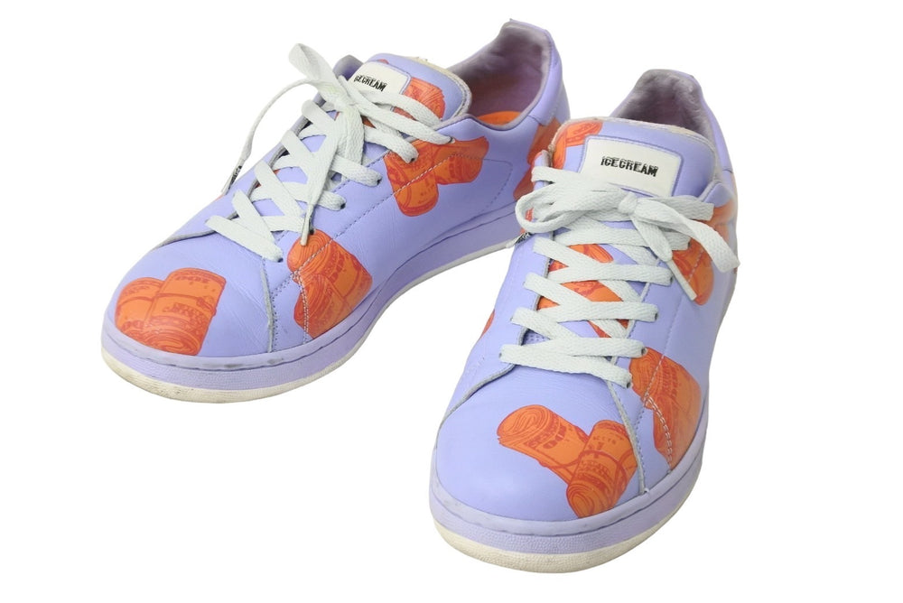 ICE CREAM アイスクリーム スニーカー 初期 BBC マネー ロール パープル オレンジ US9 10-117081 良品 中古 55382