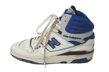 Load image into Gallery viewer, NEW BALANCE ニューバランス 650 OG ハイカット スニーカー ヴィンテージ 1989 ホワイト ブルー サイズ8 1/2 良品 中古 55384
