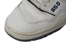 Load image into Gallery viewer, NEW BALANCE ニューバランス 650 OG ハイカット スニーカー ヴィンテージ 1989 ホワイト ブルー サイズ8 1/2 良品 中古 55384