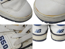 Load image into Gallery viewer, NEW BALANCE ニューバランス 650 OG ハイカット スニーカー ヴィンテージ 1989 ホワイト ブルー サイズ8 1/2 良品 中古 55384