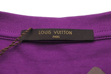 画像をギャラリービューアに読み込む, LOUIS VUITTON ルイヴィトン 半袖Ｔシャツ パープル 13SS モノグラムデザイン RM131M H3JR05JEZ コットン 美品 中古 55388