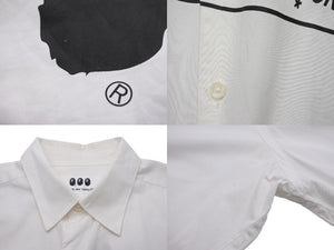 A BATHING APE アベイシングエイプ COMME des GARÇONS コムデギャルソン 長袖シャツ ホワイト 001SHG721909X 良品 中古 55392