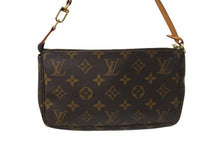画像をギャラリービューアに読み込む, LOUIS VUITTON ルイヴィトン ハンドバッグ ポシェットアクセソワール M51980 モノグラム ゴールド金具 美品 中古 55406