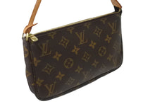 画像をギャラリービューアに読み込む, LOUIS VUITTON ルイヴィトン ハンドバッグ ポシェットアクセソワール M51980 モノグラム ゴールド金具 美品 中古 55406