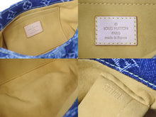 Load image into Gallery viewer, LOUIS VUITTON ルイヴィトン ショルダーバッグ モノグラム デニム ミニプリーティ レイエ ハンドポーチ M95333 美品 中古 55412