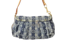 Load image into Gallery viewer, LOUIS VUITTON ルイヴィトン ショルダーバッグ モノグラム デニム ミニプリーティ レイエ ハンドポーチ M95333 美品 中古 55412