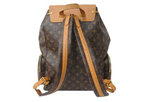 画像をギャラリービューアに読み込む, LOUIS VUITTON ルイヴィトン リュック トリオ・バックパック モノグラム ヴァージル M44658 ゴールド金具 美品 中古 55413