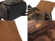 画像をギャラリービューアに読み込む, LOUIS VUITTON ルイヴィトン リュック トリオ・バックパック モノグラム ヴァージル M44658 ゴールド金具 美品 中古 55413