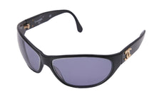 画像をギャラリービューアに読み込む, CHANEL シャネル サングラス アイウェア ココマーク ブラック 04155 美品 中古 55415