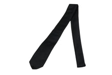 画像をギャラリービューアに読み込む, YVES SAINT LAURENT イヴサンローラン シグネチャー イブニングスキニータイ ネクタイ 7200953Y0431000 美品 中古 55417