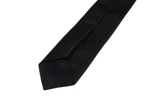 画像をギャラリービューアに読み込む, YVES SAINT LAURENT イヴサンローラン シグネチャー イブニングスキニータイ ネクタイ 7200953Y0431000 美品 中古 55417