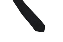 画像をギャラリービューアに読み込む, YVES SAINT LAURENT イヴサンローラン シグネチャー イブニングスキニータイ ネクタイ 7200953Y0431000 美品 中古 55417