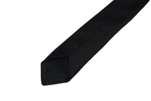 画像をギャラリービューアに読み込む, YVES SAINT LAURENT イヴサンローラン シグネチャー イブニングスキニータイ ネクタイ 7200953Y0431000 美品 中古 55417