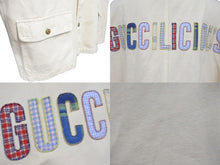 画像をギャラリービューアに読み込む, 極美品 GUCCI グッチ ジャケット 23AW アニマル プリント ベージュ コットン サイズ48 737636 XDCE8 中古 55420