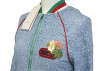 画像をギャラリービューアに読み込む, 新品同様 GUCCI グッチ ジャケット トラックジャケット レース ブルー サイズ 12 542998 ZB421 中古 55422