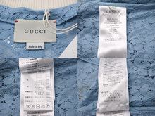画像をギャラリービューアに読み込む, 新品同様 GUCCI グッチ ジャケット トラックジャケット レース ブルー サイズ 12 542998 ZB421 中古 55422