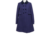 画像をギャラリービューアに読み込む, 極美品 GUCCI グッチ ダブルブレスト コート ネイビー レーヨン ウール ポリエステル サイズ 12 638144 ZAF6C 中古 55423