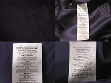 画像をギャラリービューアに読み込む, 極美品 GUCCI グッチ ダブルブレスト コート ネイビー レーヨン ウール ポリエステル サイズ 12 638144 ZAF6C 中古 55423