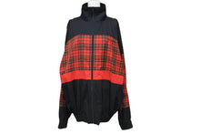画像をギャラリービューアに読み込む, BALENCIAGA バレンシアガ ブルゾン ジップアップジャケット チェック柄 サイズ48 533918 TBM14 美品 中古 55424