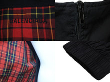 画像をギャラリービューアに読み込む, BALENCIAGA バレンシアガ ブルゾン ジップアップジャケット チェック柄 サイズ48 533918 TBM14 美品 中古 55424