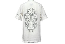 画像をギャラリービューアに読み込む, CHROME HEARTS クロムハーツ 半袖 Ｔシャツ マックスフィールドダガーバックプリントサイズ S ホワイト 良品 中古 55427