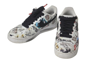 NIKE ナイキ スニーカー AIR FORCE 1 PARA-NOISE ×PEACEMINUSONE ピースマイナスワン 28.0 dd3223-100 良品 中古 55440