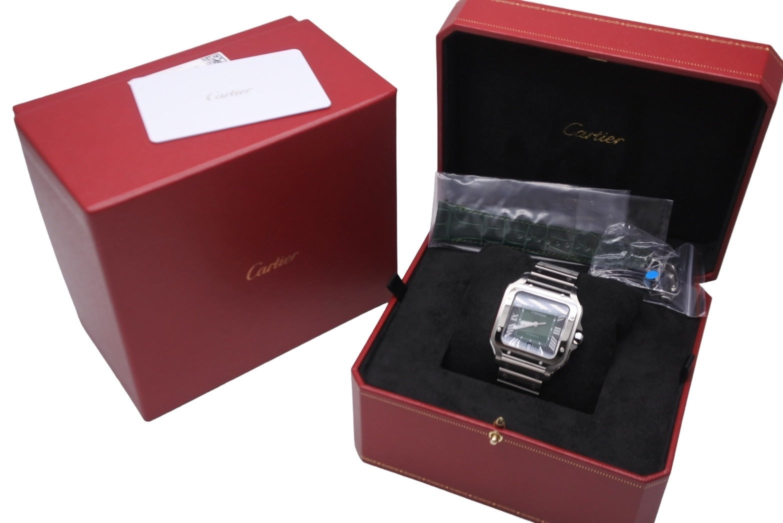 カルティエ CARTIER WSSA0062 グリーン メンズ 腕時計