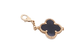 Load image into Gallery viewer, 極美品 Van Cleef &amp; Arpels ヴァンクリーフ＆アーペル ブレスレット ヴィンテージアルハンブラ オニキス VCARA41300 55449 中古 正規品