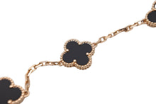 Load image into Gallery viewer, 極美品 Van Cleef &amp; Arpels ヴァンクリーフ＆アーペル ブレスレット ヴィンテージアルハンブラ オニキス VCARA41300 55449 中古 正規品